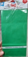 Bolsa cotillon FSC mix 12,5 x 7 x 24,5 verde Flow Pack x10