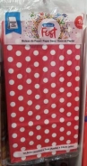 Bolsa cotillon FSC mix 12,5 x 7 x 24,5 lunar blanco Flow Pack x10