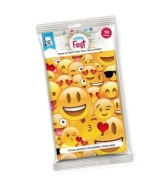 Bolsa cotillon FSC mix 12,5 x 7 x 24,5 emoticones Flow Pack x10