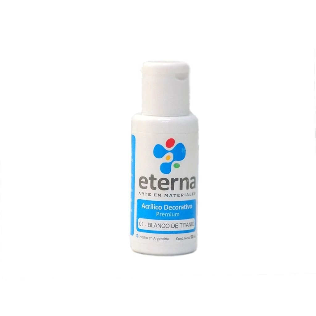 Acrilico dec. Blanco de Titanio 50ml Eterna