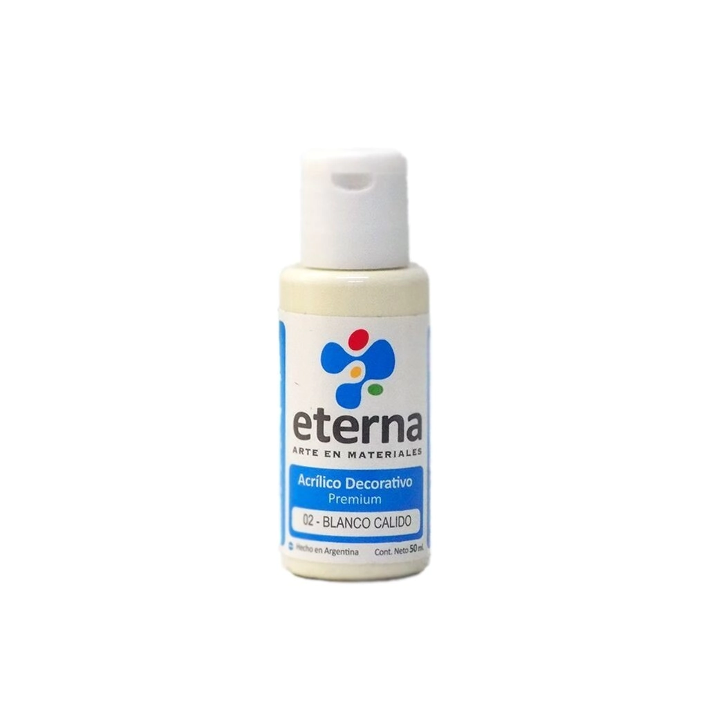 Acrilico dec. Blanco Calido 50ml Eterna