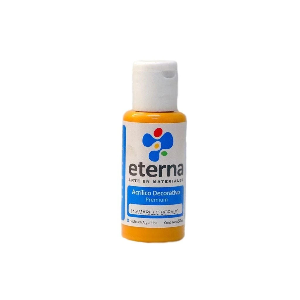Acrilico dec. Amarillo dorado 50ml Eterna