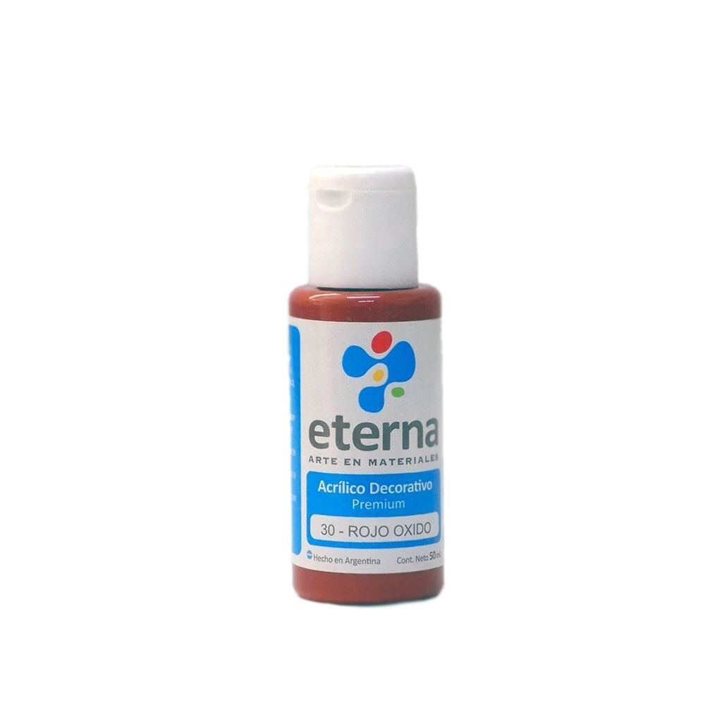 Acrilico dec. Rojo Oxido 50ml Eterna