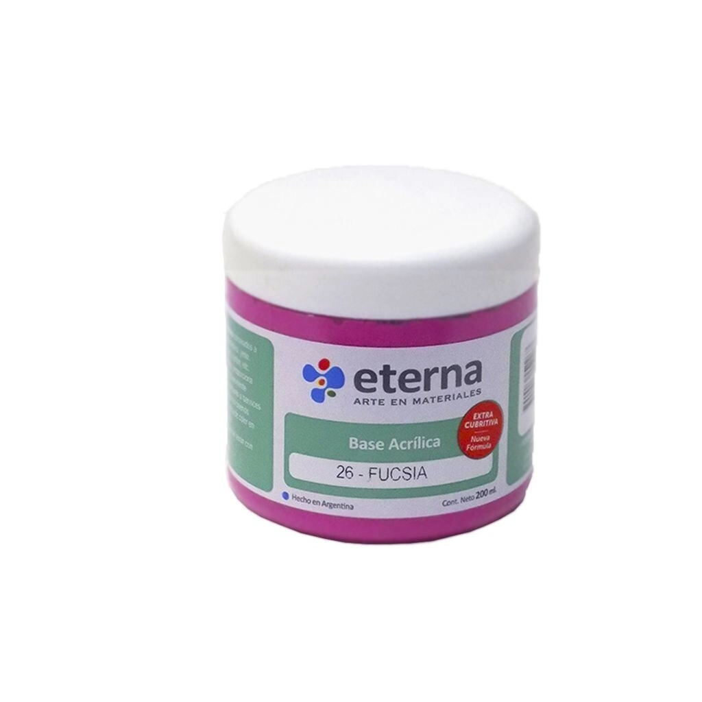 Base acrilica Fucsia 200ml Eterna