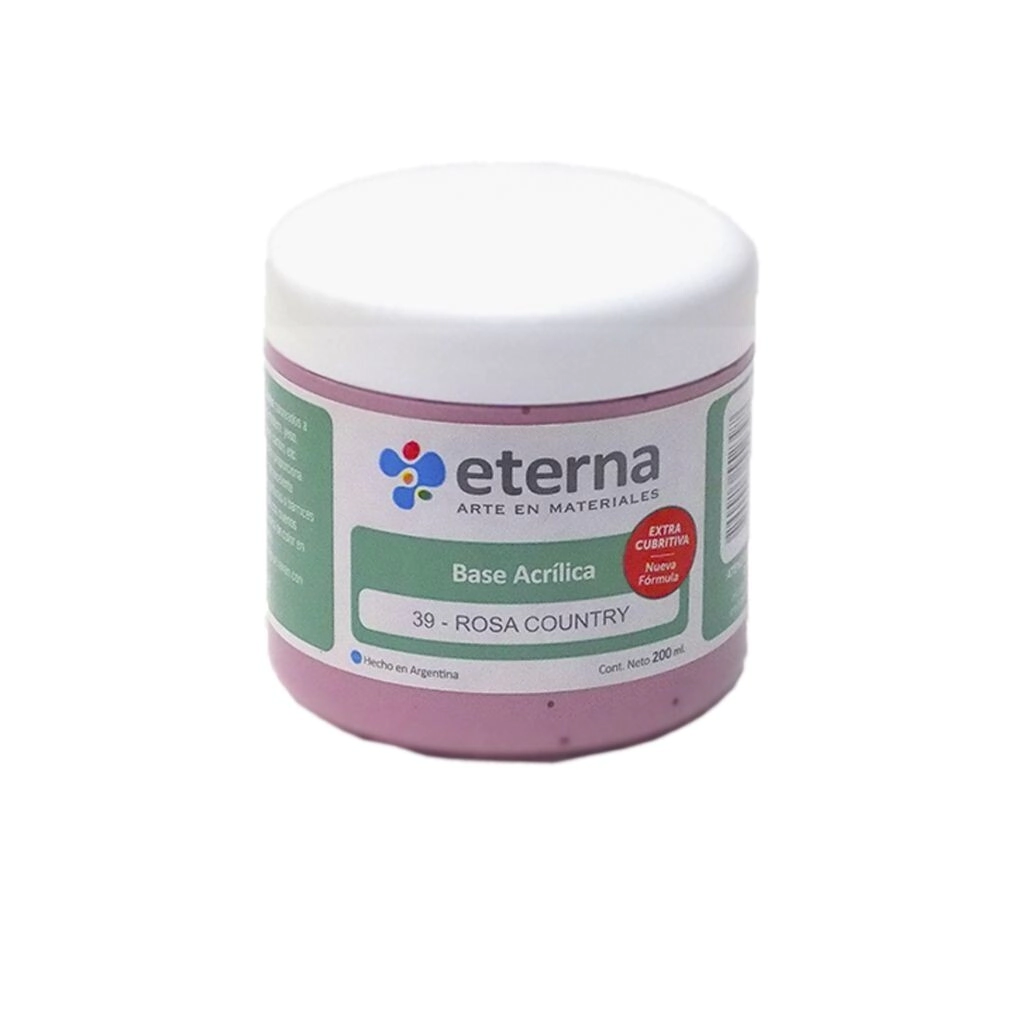 Base acrilica Rosa Country 200ml Eterna