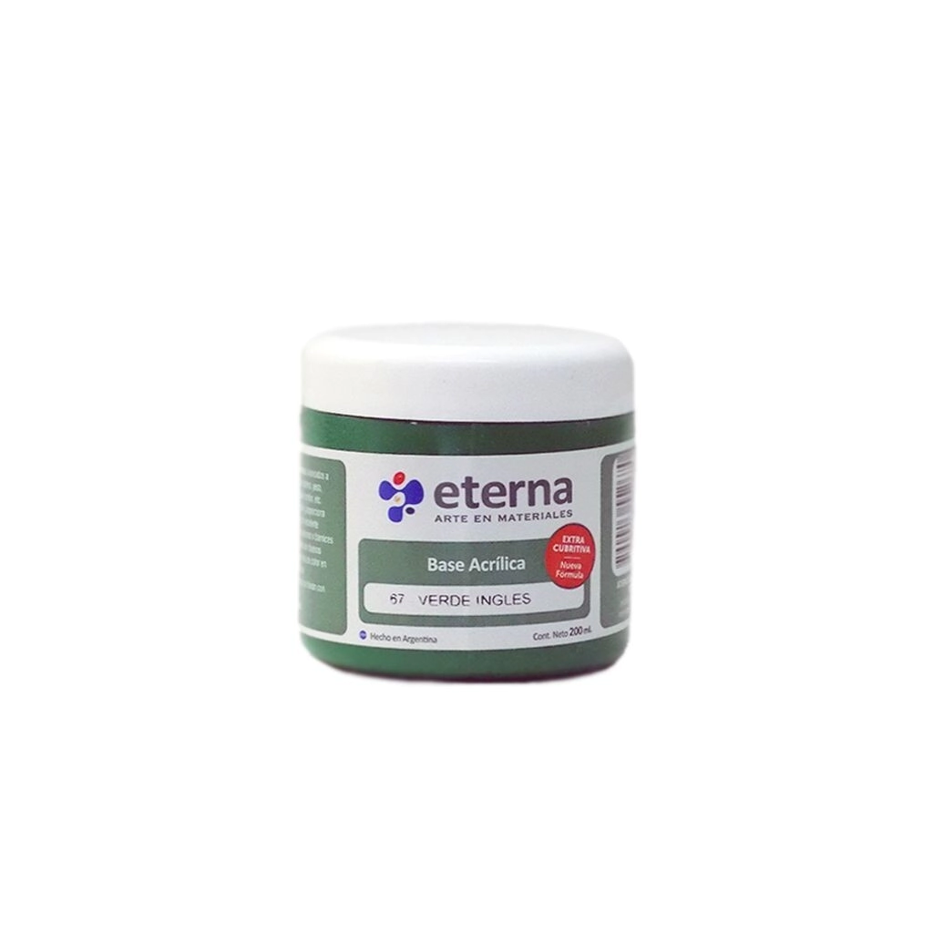 Base acrilica Verde ingles 200ml Eterna