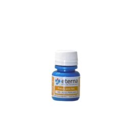 Pintura tela azul perlado 37 ml Eterna