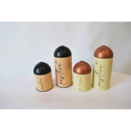 Set yerbera azucarera con tapa PVC