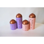 Set yerbera azucarera con tapa PVC