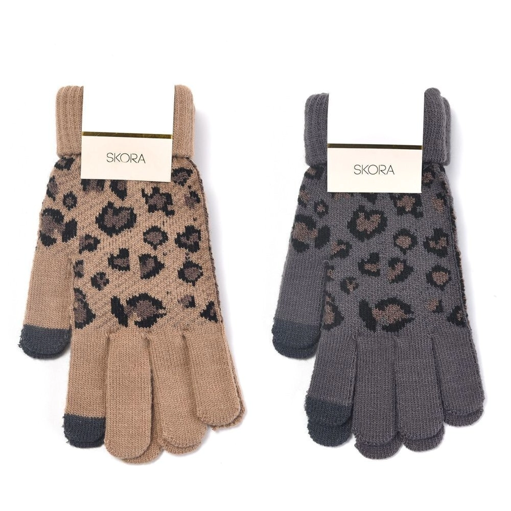 Guante Dama Animal Print