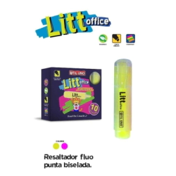 Resaltador Translucido Amarillo Util Uno