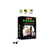 Marcador Permanente Punta Redonda Azul