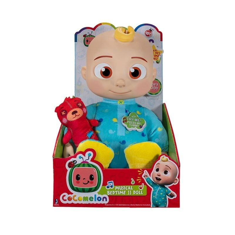 Cocomelon Mu�eco Roto Plush Bedtime