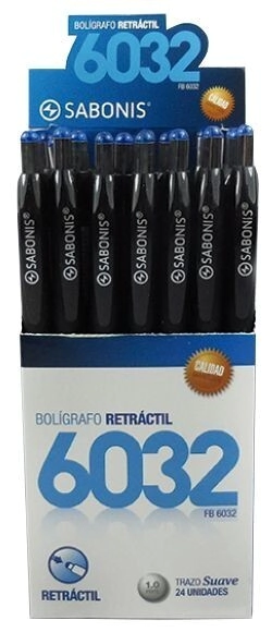 Boligrafo Retractil Sabonis Azul