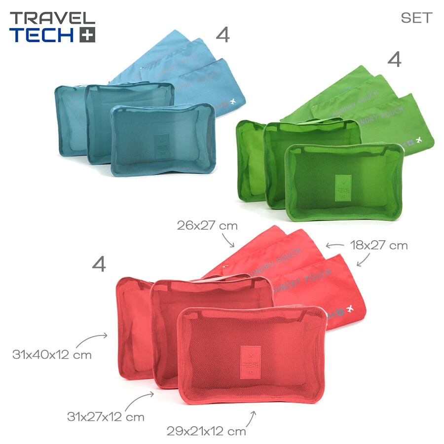 Organizador Valijas Travel Tech x6