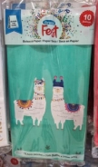 BOLSA COTILLON 12.5X24.5 LLAMAS