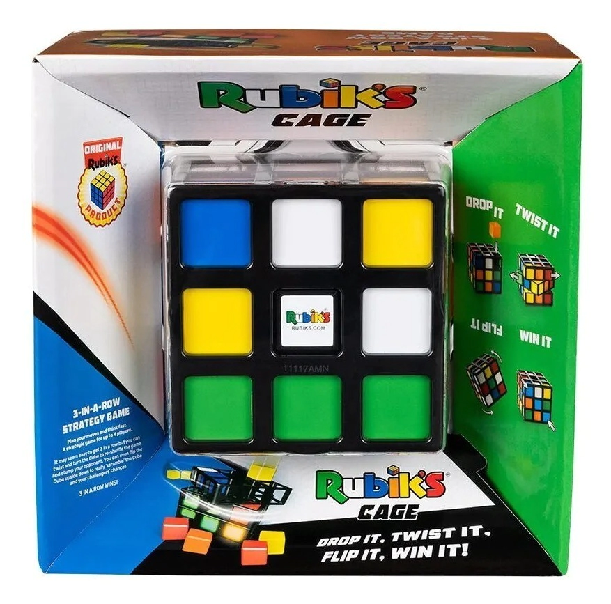 Rubiks Cage. Juego de estrategia cubo m�gico 3x3 rota y gana ha