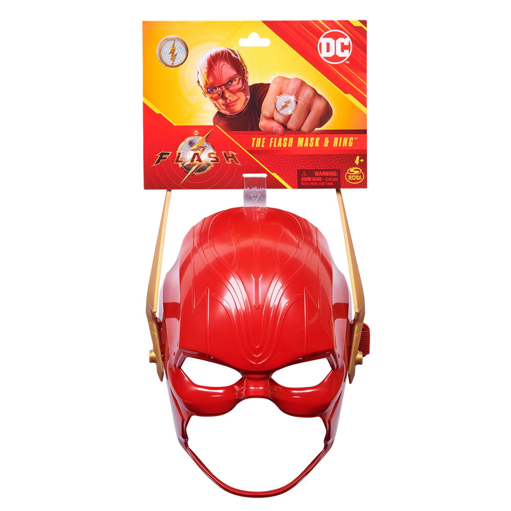 The Flash Movie - M�scara y anillo de flash.Escultura detallada