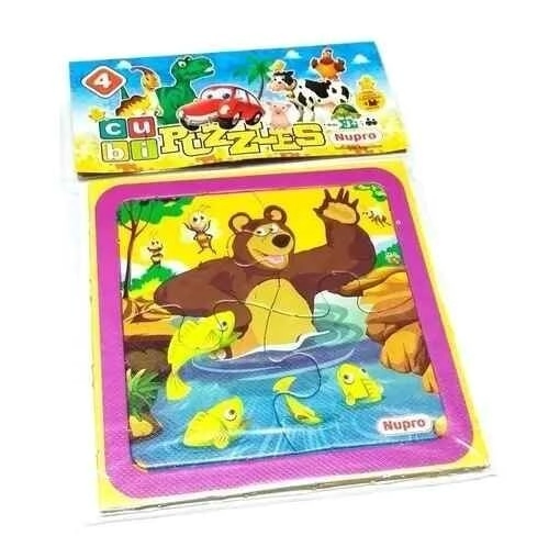 CUBI PUZZLES  4 PIEZAS  SURTIDO
