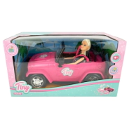 MU&Ntilde;ECA TINY Y SU JEEP