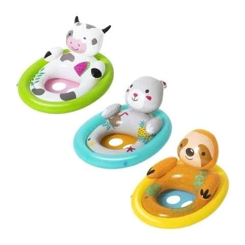 ASIENTO CON SONIDO DE ANIMALES SURTIDO 81 X 56 CM (B/24
