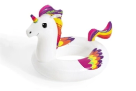 INFLABLE SALVAVIDAS UNICORNIO 119 X 91 CM (B/12) BESTWAY (6777)