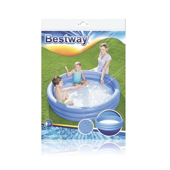 PILETA 3 AROS GRANDE SURTIDO 152 X 30 CM (B/6) BESTWAY (6855)