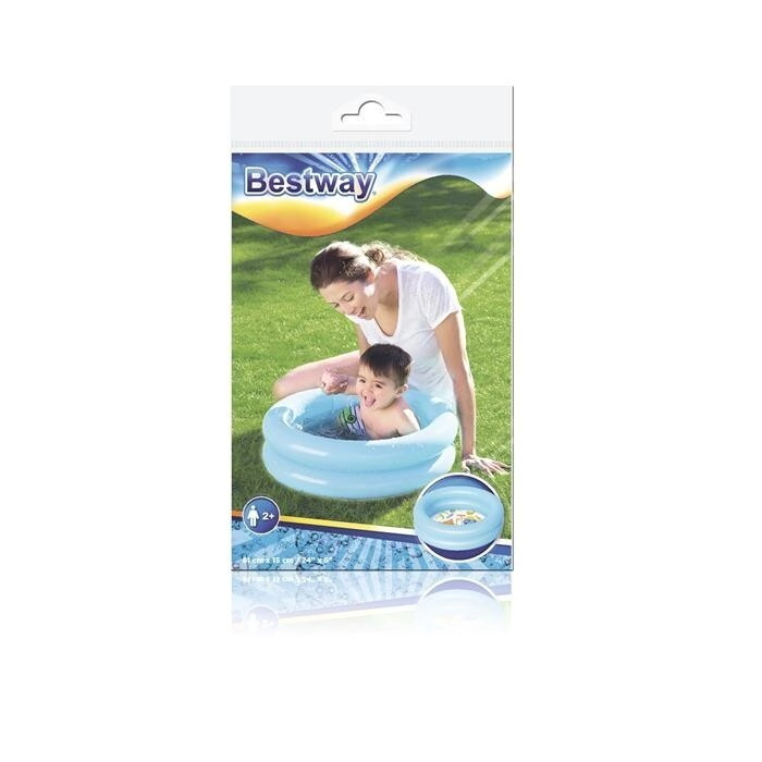 PILETA 2 AROS TRANSLUCIDA SURTIDO 61 X 51 CM (B/12) BESTWAY (5947)