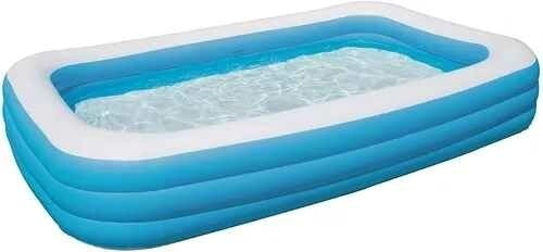 PILETA AZUL RECTANGULAR FAMILIAR 1.161 L / 305 X 183 X