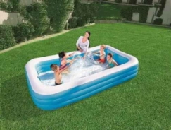PILETA AZUL RECTANGULAR FAMILIAR 1.161 L / 305 X 183 X