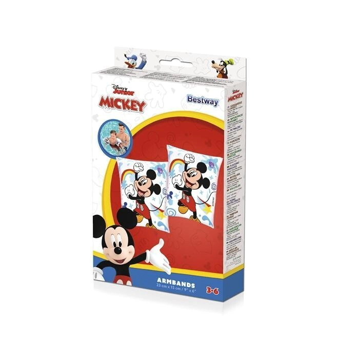 BRACITOS MICKEY 23CM X 15CM (B/24) BESTWAY (7284)