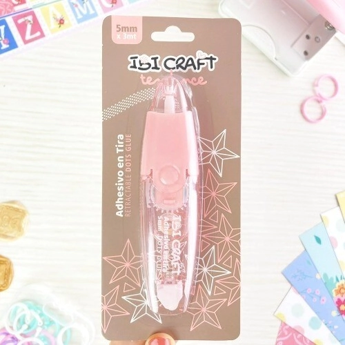 CINTA ADHESIVA DOBLE FAZ  5mm  3mts RETRACTIL