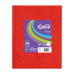 Cuaderno Epica N3 Ara�a ROJO Ray. 48Hjs.