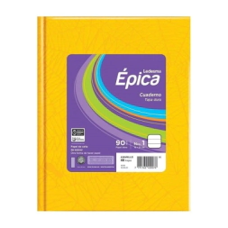 Cuaderno Epica N1 Araa Amarillo Ray.