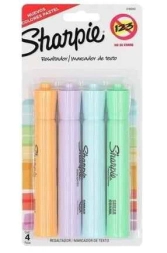 Sharpie Accent Tank BLx4 Pastel