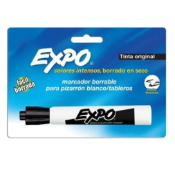 Marcador Pizarra Negro punta biselada