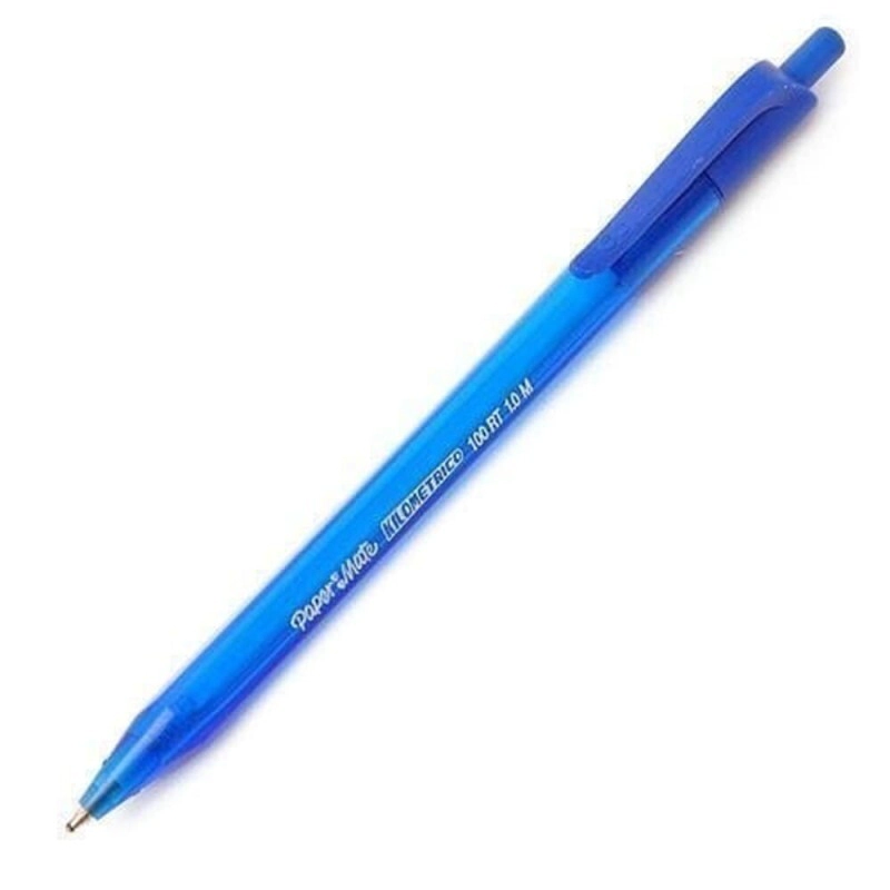 Bol�grafo PM Kilometrico 100 con INKJOY RT BLx3 Azul
