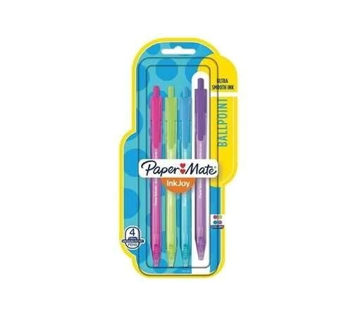Bol�grafo PM Kilometrico 100 con INKJOY RT BLx4 Fashion