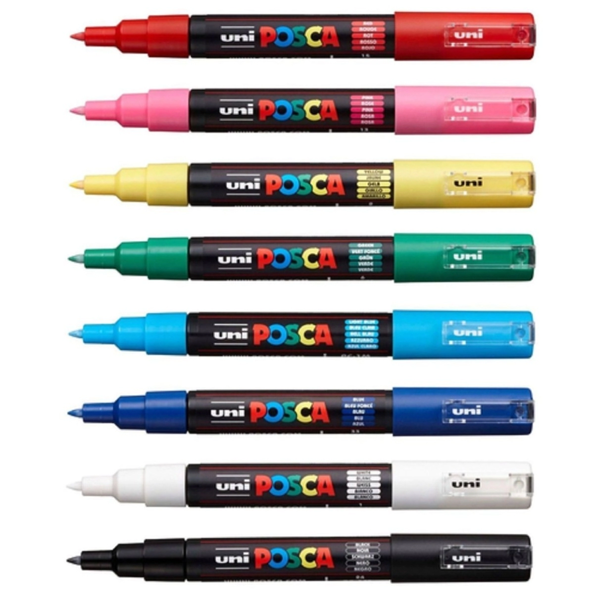 MARCADOR POSCA PC-1M - 0.7 mm - PUNTA CONICA - EXTRA FINA