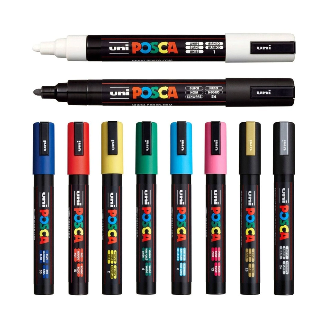 MARCADOR POSCA PC-5M PTA. GRUESA