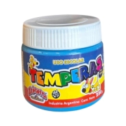 POTE TEMPERA SEÑORITA X 250GRS CELESTE FLUO