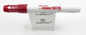 MARCADOR RECARGABLE PARA PIZARRA ROJO SABONIS