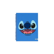 Cuaderno 16x21 espiral Tapa Dura 80 hjs. Stitch Mooving