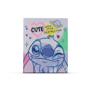 CUADERNO 19,5x24CM TAPA DURA 48HJS STITCH