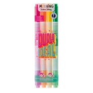 Coloring- Resaltadores Duo x 4 Mooving