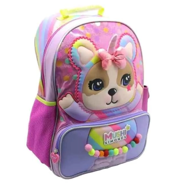 Mochila Simones 18"" espalda 3/24" ROSA