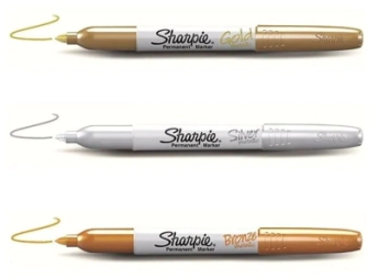 Marcador Sharpie Metalico surtido x3