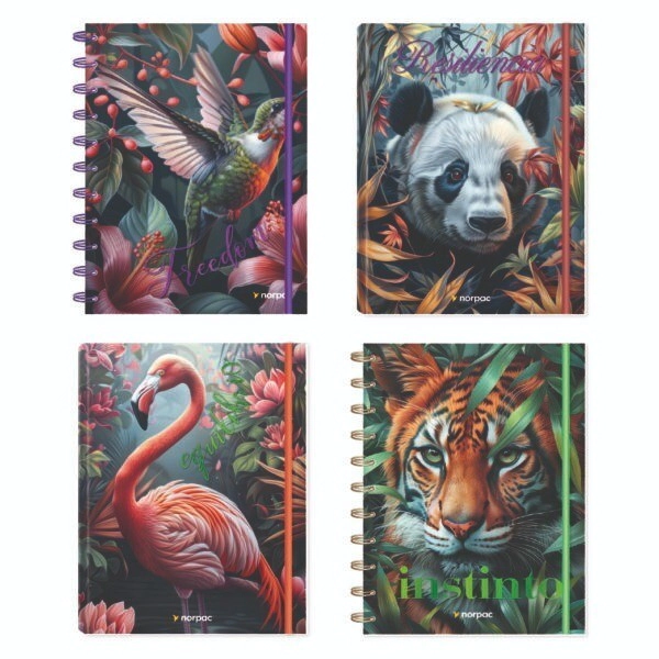 AGENDA N8 SEMANAL TAPA DURA LUXURY ESPIRAL NORPAC