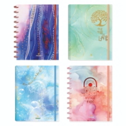 AGENDA N°8 SEMANAL TAPA DURA BOHEMIAN ESPIRAL NORPAC
