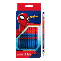Lapices color Spiderman x12
